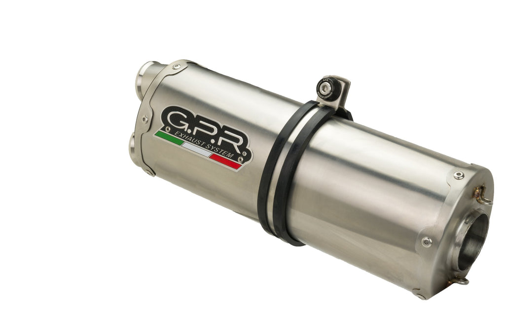 GPR exhaust Cf Moto 800 Mt Touring/Explorer 2021-2024, Dual Titanium, Homologated legal slip-on exhaust including removable db killer and link pipe - GPR Exhausts