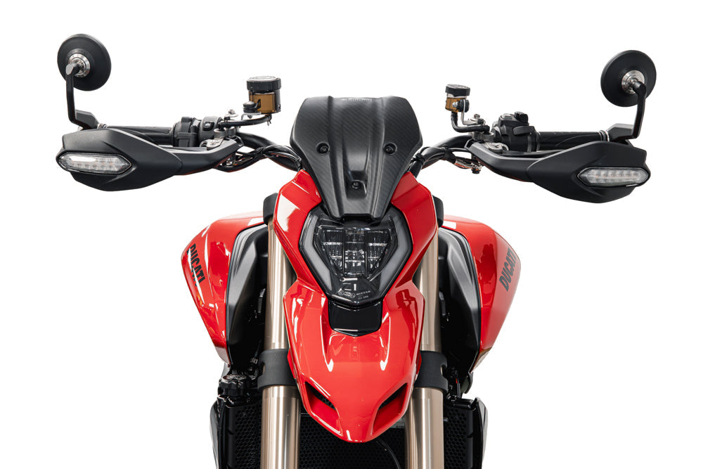 Ducati Hypermotard V2 SP (2026+) Handguard Bar End Mirrors (Retro)