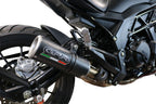 GPR exhaust Benelli 502 C 2019-2020, M3 Black Titanium, Homologated legal slip-on exhaust including removable db killer and link pipe - GPR Exhausts
