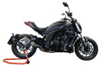 GPR exhaust Benelli 502 C 2021-2024, M3 Inox , Homologated legal slip-on exhaust including removable db killer and link pipe - GPR Exhausts