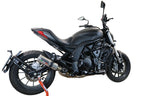 GPR exhaust Benelli 502 C 2021-2024, M3 Inox , Homologated legal slip-on exhaust including removable db killer and link pipe - GPR Exhausts