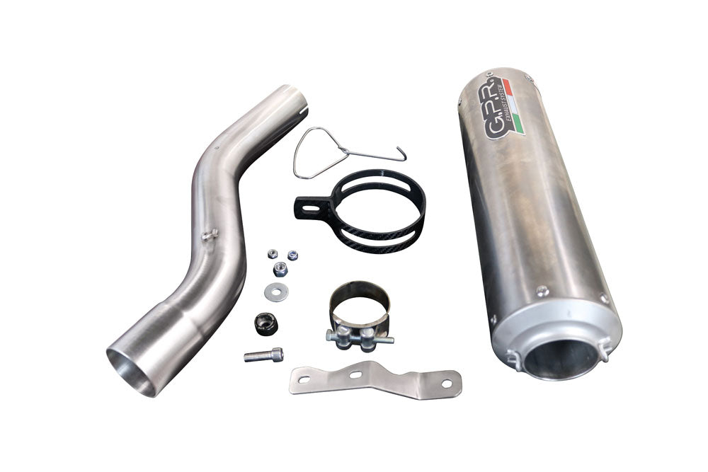 GPR exhaust Bmw F 900 XR-R 2020-2025, M3 Inox , Homologated legal slip-on exhaust including removable db killer and link pipe - GPR Exhausts