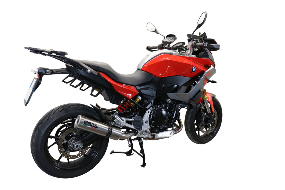 GPR exhaust Bmw F 900 XR-R 2020-2025, M3 Inox , Homologated legal slip-on exhaust including removable db killer and link pipe - GPR Exhausts