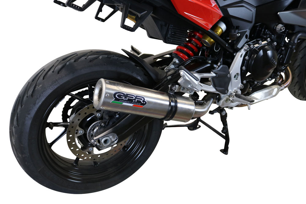 GPR exhaust Bmw F 900 XR-R 2020-2025, M3 Inox , Homologated legal slip-on exhaust including removable db killer and link pipe - GPR Exhausts