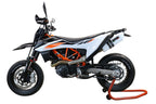 GPR exhaust Ktm Smc 690 R  2019-2020, Albus Evo4, Slip-on exhaust legal for UK and non-EU markets including link pipe and removable db killer - GPR Exhausts