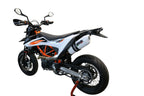 GPR exhaust Ktm Smc 690 R  2019-2020, Albus Evo4, Slip-on exhaust legal for UK and non-EU markets including link pipe and removable db killer - GPR Exhausts