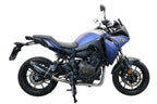 GPR exhaust Yamaha Tracer 7 GT 2020-2024, Furore Nero, full system exhaust legal for UK and non-EU countries including removable db killer - GPR Exhausts