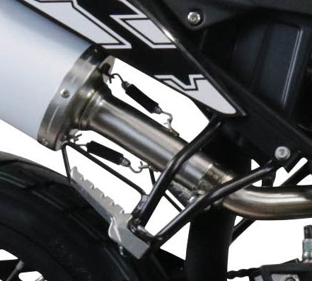 GPR exhaust KL MOTOR KXE 125 2022-2023, Furore Evo4 Nero, Slip-on exhaust legal for UK and non-EU markets including link pipe and removable db killer - GPR Exhausts