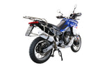 GPR exhaust Aprilia Tuareg 660 2021-2024, Albus Evo4, Homologated legal slip-on exhaust including removable db killer and link pipe - GPR Exhausts