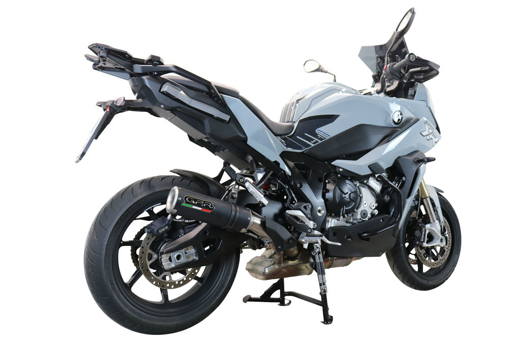 GPR exhaust Bmw S 1000 XR -M  2020-2025, M3 Black Titanium, Homologated legal slip-on exhaust including removable db killer and link pipe - GPR Exhausts