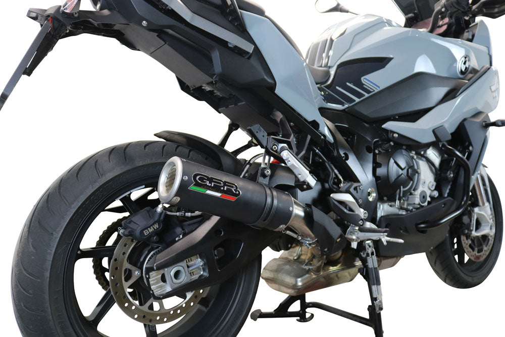 GPR exhaust Bmw S 1000 XR -M  2020-2025, M3 Black Titanium, Homologated legal slip-on exhaust including removable db killer and link pipe - GPR Exhausts