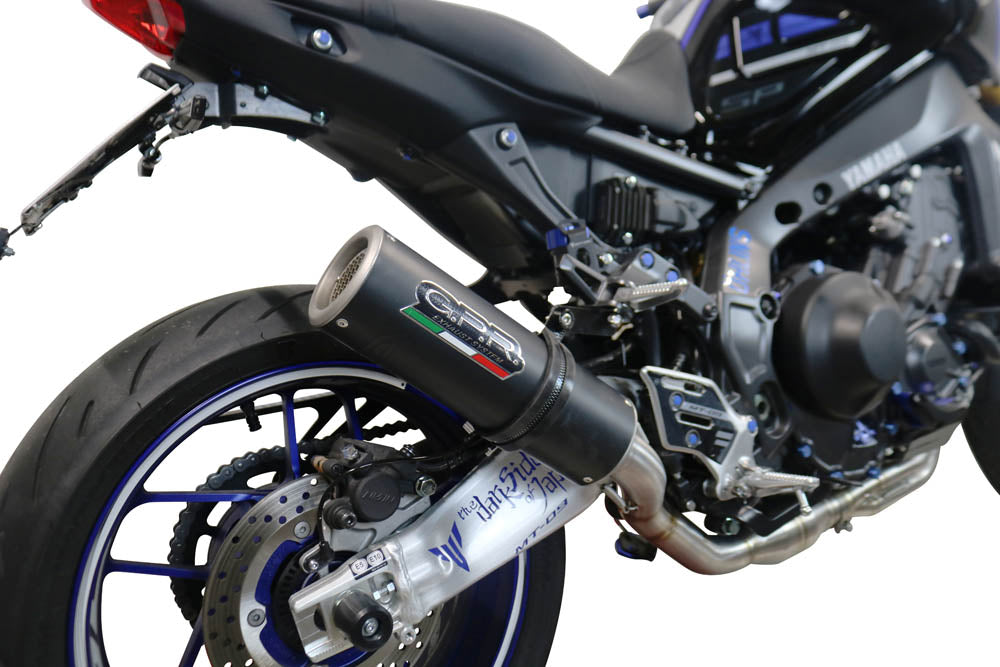 GPR exhaust Yamaha Mt-09 2021-2024, M3 Black Titanium, full system exhaust legal for UK and non-EU countries including removable db killer - GPR Exhausts
