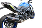 GPR exhaust Suzuki Gsx-S 1000  2021-2025, Furore Evo4 Nero, Homologated legal slip-on exhaust including removable db killer and link pipe - GPR Exhausts