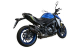 GPR exhaust Suzuki Gsx-S 1000  2021-2025, M3 Black Titanium, Homologated legal slip-on exhaust including removable db killer and link pipe - GPR Exhausts