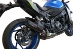 GPR exhaust Suzuki Gsx-S 1000 GT 2017-2020, M3 Black Titanium, Homologated legal slip-on exhaust including removable db killer and link pipe - GPR Exhausts