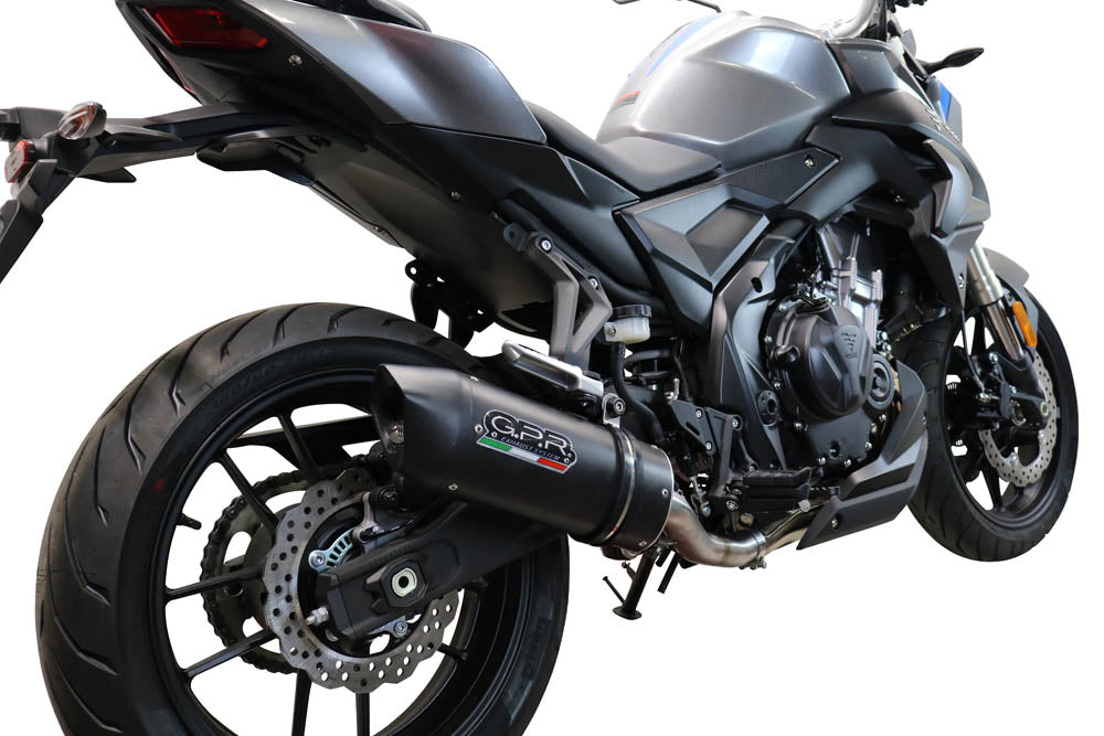 GPR exhaust Voge 500DS 2021-2024, Furore Nero, Racing slip-on exhaust including link pipe - GPR Exhausts