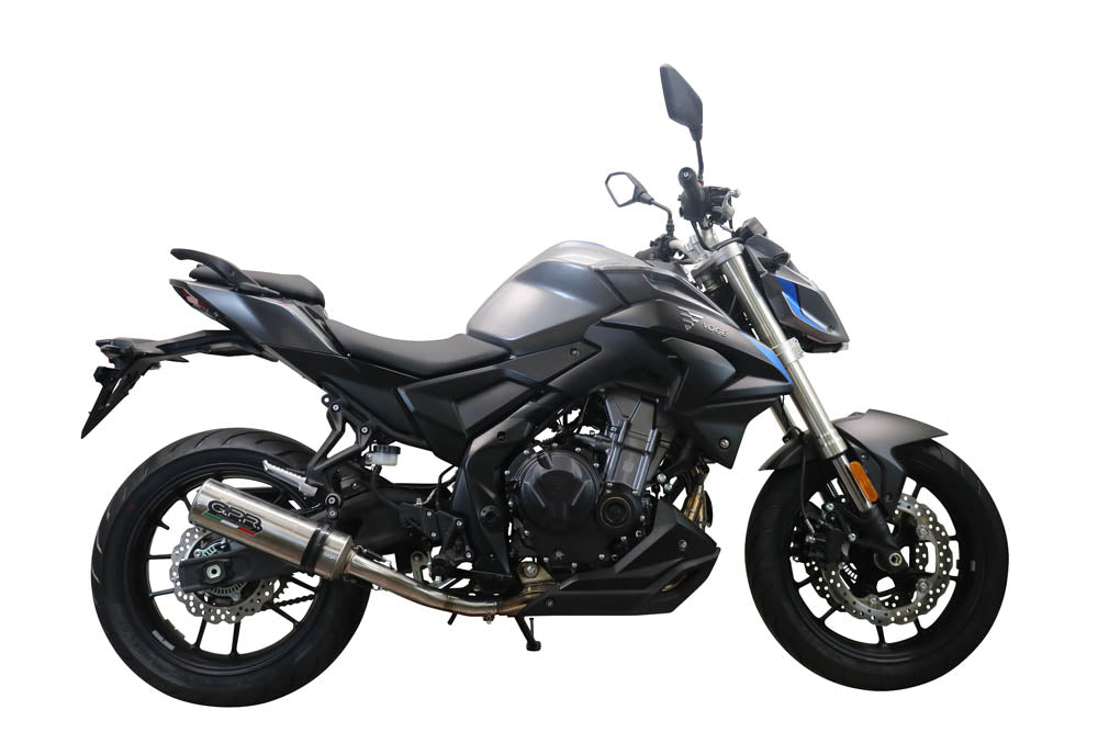 GPR exhaust Voge 500DSX 2021-2024, M3 Inox , Racing slip-on exhaust including link pipe - GPR Exhausts