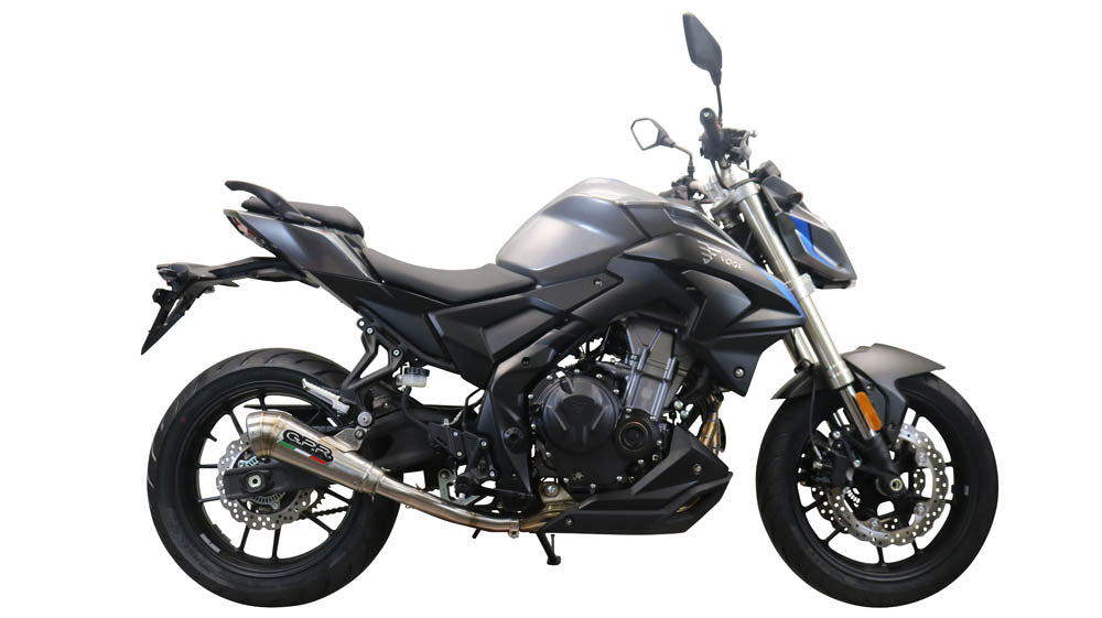 GPR exhaust Voge 500DSX 2021-2024, Powercone Evo, Racing slip-on exhaust including link pipe - GPR Exhausts