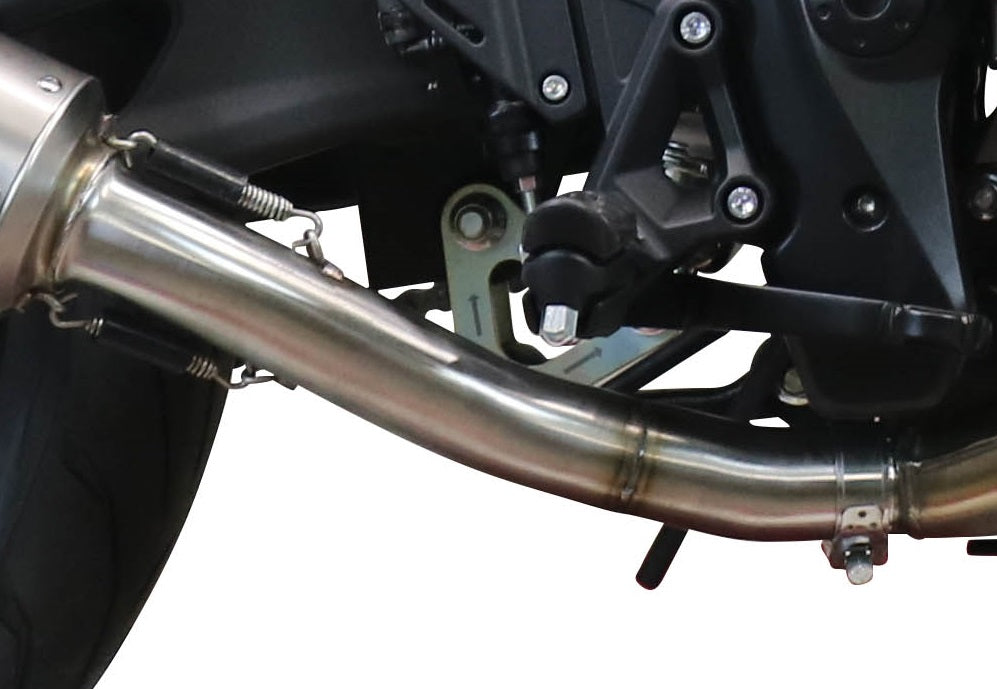 GPR exhaust Voge 500R 2021-2024, M3 Poppy, Homologated legal slip-on exhaust including removable db killer and link pipe - GPR Exhausts