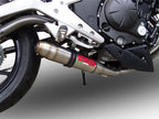 GPR exhaust Kawasaki Er 6 N - F  2012-2016, Deeptone Inox, Homologated legal full system exhaust, including removable db killer - GPR Exhausts