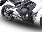 GPR exhaust Kawasaki Er 6 N - F  2012-2016, Deeptone Inox, Homologated legal full system exhaust, including removable db killer - GPR Exhausts