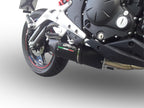 GPR exhaust Kawasaki Er 6 N - F  2012-2016, Furore Nero, Homologated legal full system exhaust, including removable db killer - GPR Exhausts