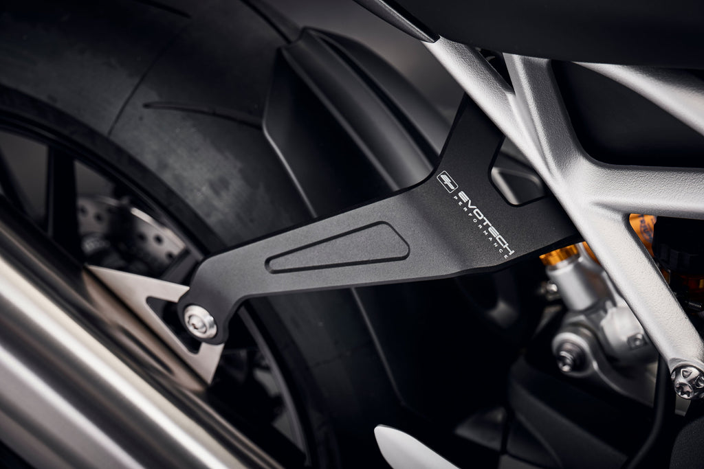 Evotech Exhaust Hanger (Black) - Triumph Speed Triple 1200 RS (2025+)
