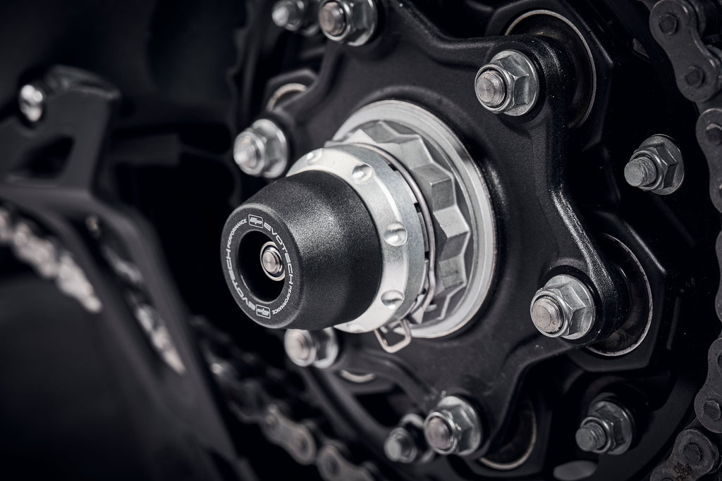 Evotech Rear Spindle Bobbins - Triumph Speed Triple 1200 RS (2021 - 2024)