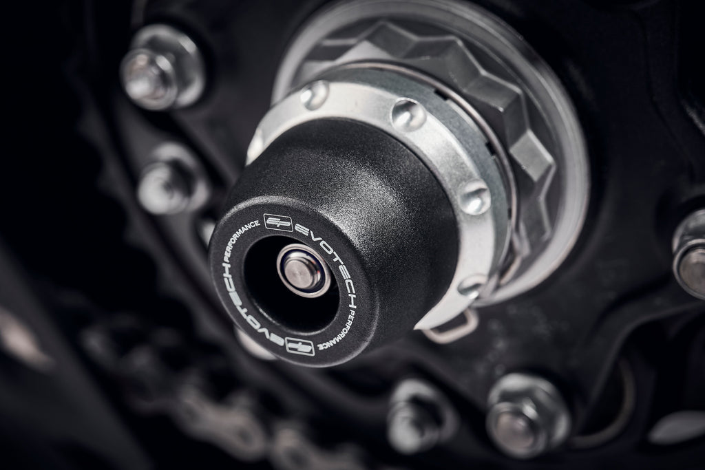 Evotech Rear Spindle Bobbins - Triumph Speed Triple 1200 RX (2025+)
