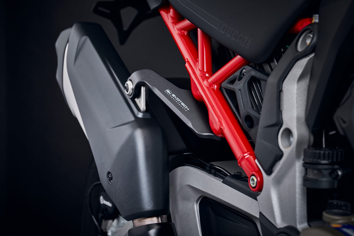 Evotech Ducati Multistrada V4 Exhaust Hanger & Pillion Footpeg Removal Kit (2021 - 2024)