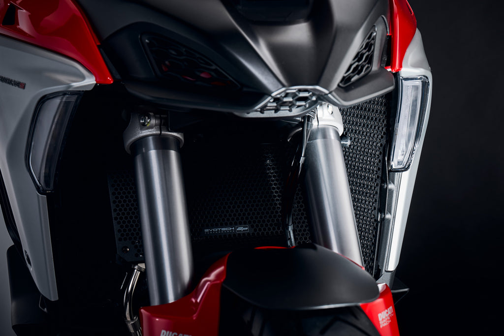 Evotech Radiator Cylinder Head Guard Complete Set - Ducati Multistrada V4 Pikes Peak (2022 - 2024)