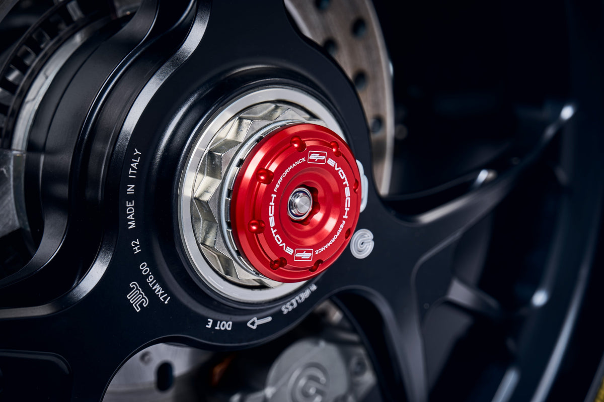 Evotech Rear Spindle Bobbins - Ducati Panigale V4 (2021 - 2024)