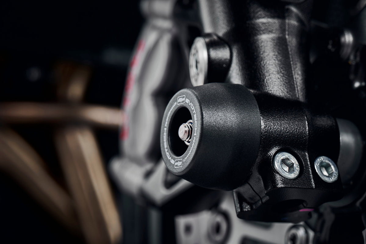 Evotech Front Spindle Bobbins - Triumph Street Triple S (660) (2020+)