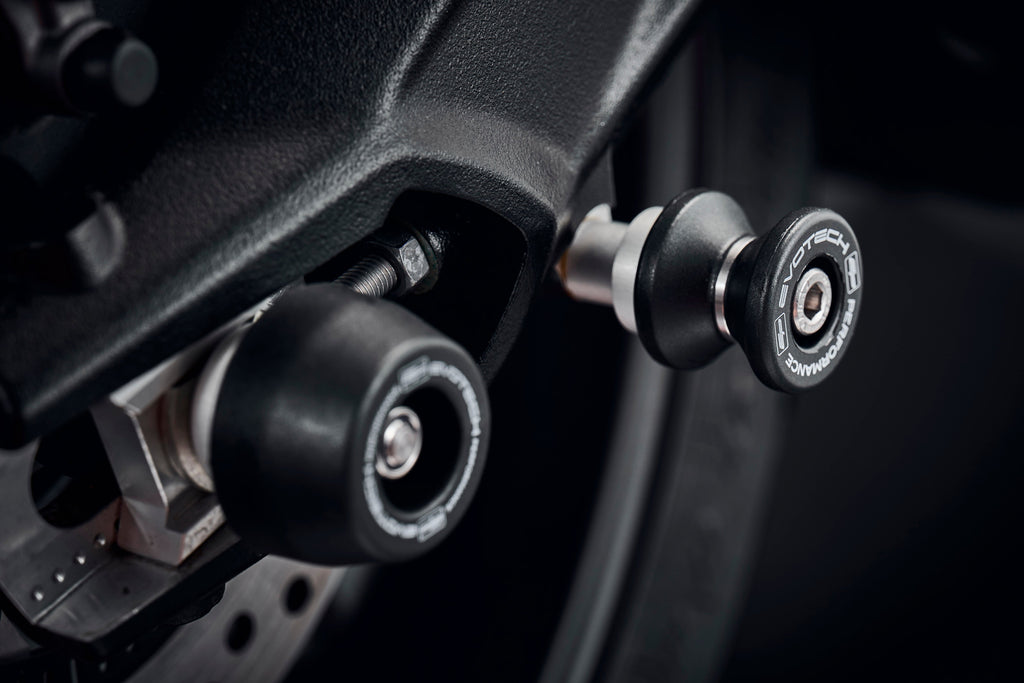 Evotech Paddock Stand Bobbins - Triumph Tiger 900 Desert Edition (2026+)