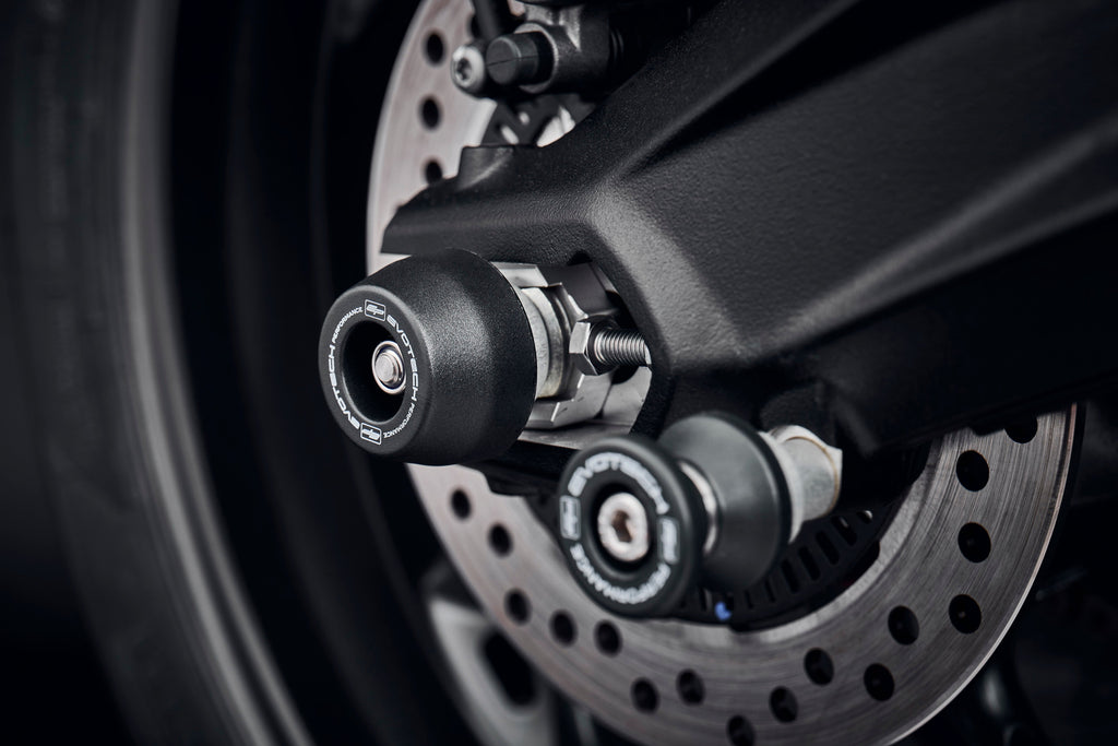 Evotech Rear Spindle Bobbins - Triumph Street Triple RX (2015-2016)