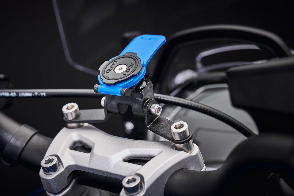 Evotech Quad Lock Compatible Handlebar Clamp Mount - Triumph Tiger Sport 660 (2026+)
