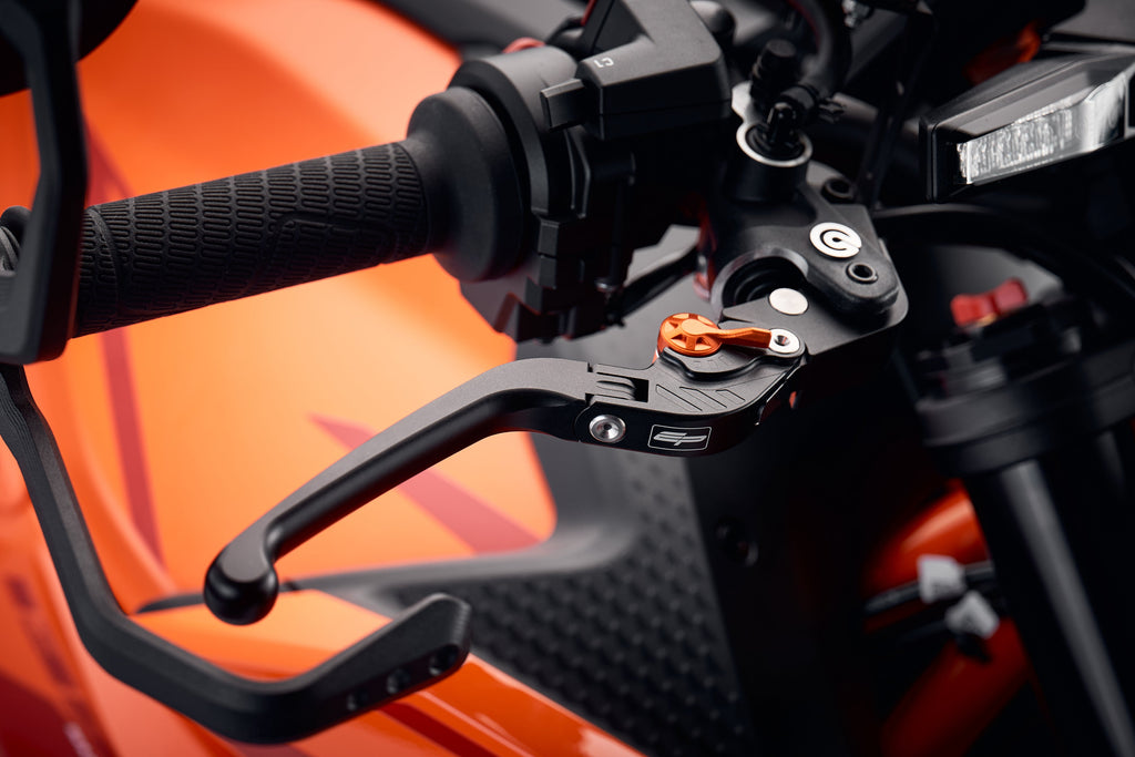 Evotech Evo Folding Clutch and Brake Lever Set - KTM 990 RC R (2026+)
