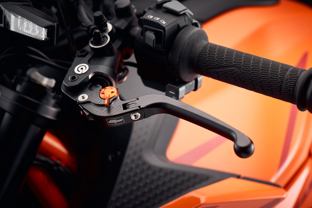 Evotech Evo Folding Clutch and Brake Lever Set - KTM 990 RC R (2026+)