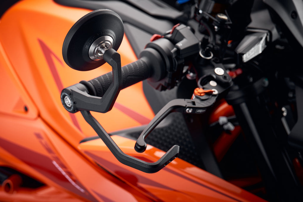 Evotech Bar End Mirrors / Brake Protector (Retro) - KTM 990 Duke R (2026+)