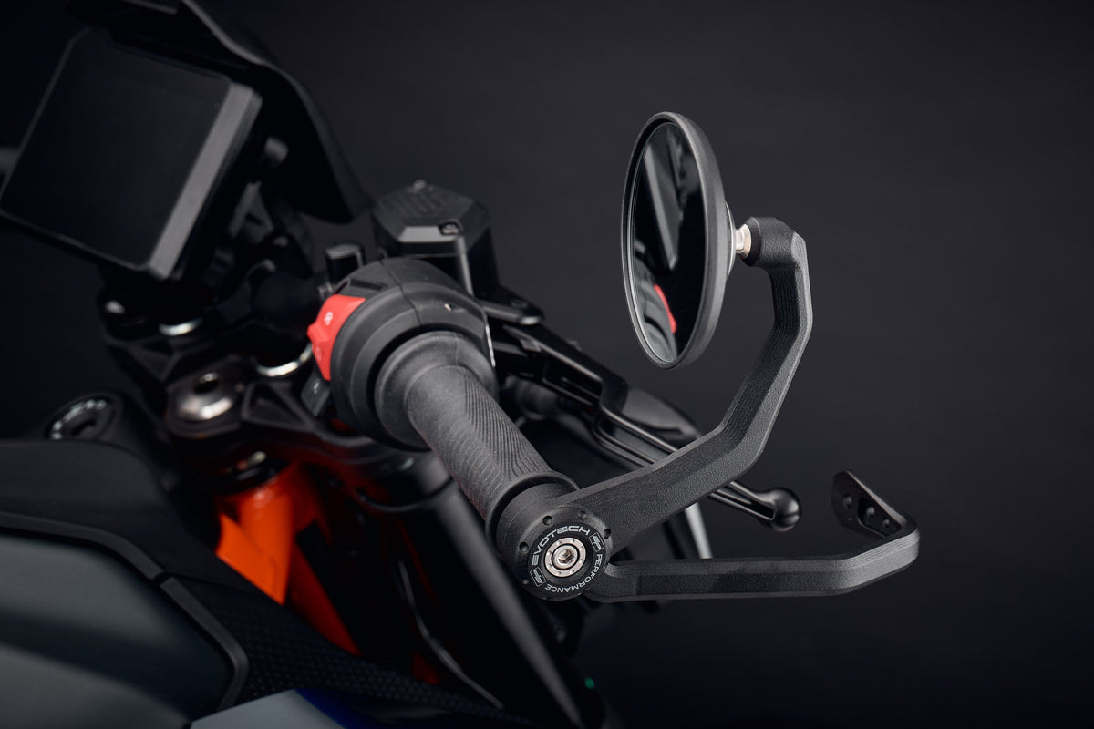 Evotech Bar End Mirrors / Brake and Clutch Protector Kit (Retro) - KTM 125 Duke (2024+)