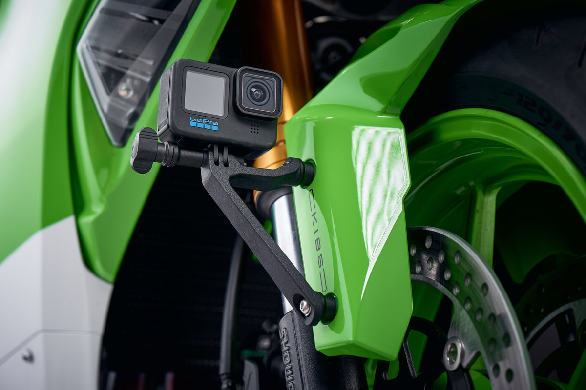 Evotech Action / Safety Camera Front Mudguard Mount - Kawasaki ZX-10R SE (2018-2020)