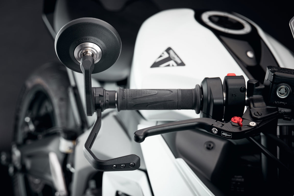 Evotech Bar End Mirrors / Brake and Clutch Protector Kit (Retro) - Triumph Daytona 660 (2024+)