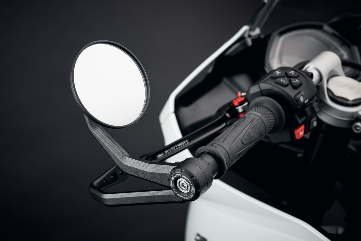 Evotech Bar End Mirrors / Brake and Clutch Protector Kit (Retro) - Triumph Trident 660 (2021 - 2024)