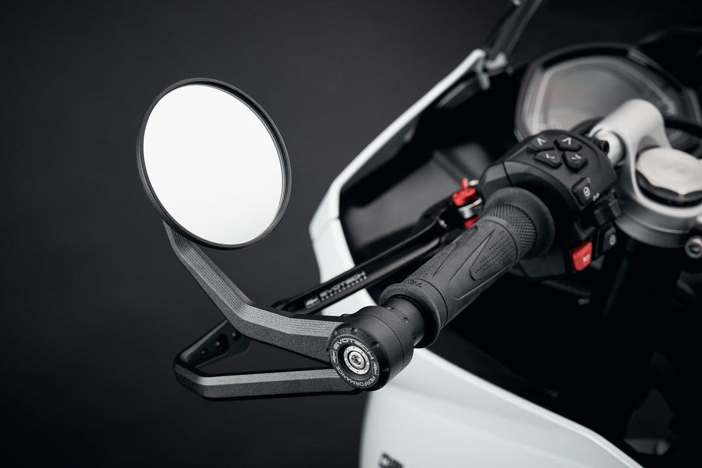 Evotech Bar End Mirrors / Brake and Clutch Protector Kit (Retro) - Triumph Daytona 660 (2024+)