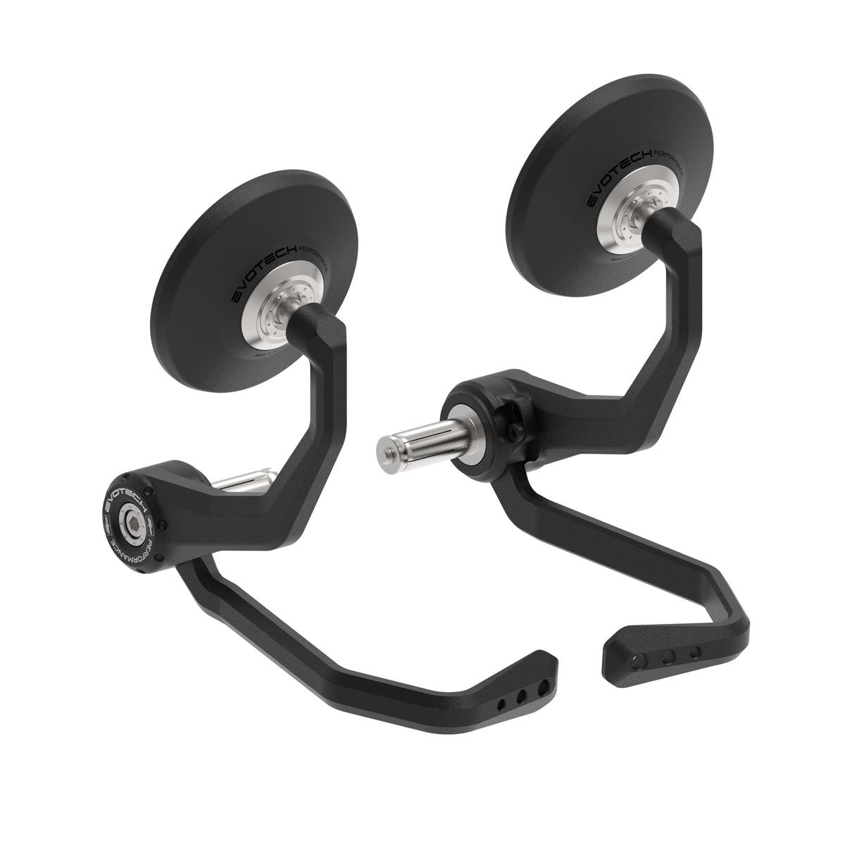 Evotech Bar End Mirrors / Brake and Clutch Protector Kit (Retro) - Ducati Scrambler 1100 Dark Pro (2021+)