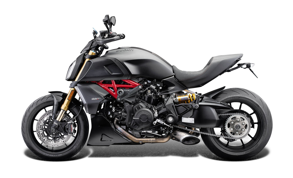 Evotech Ducati Diavel 1260 S Frame Crash Protection (2019 - 2022) (Black)