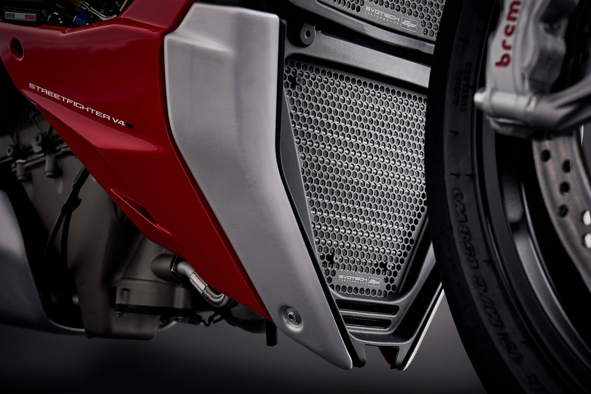 Evotech Ducati Streetfighter V4 S Radiator Guard Set (2020 - 2024)