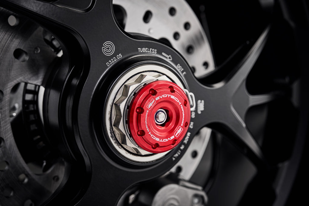 Evotech Rear Spindle Bobbins - Ducati Streetfighter V4 (2020 - 2024)
