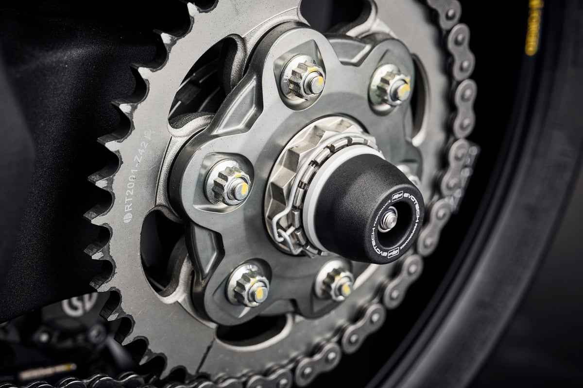 Evotech Rear Spindle Bobbins - Ducati Streetfighter V4 (2020 - 2024)