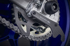 Evotech Carbon Fibre Toe Guard / GP Style Paddock Stand Plates - Yamaha YZF-R1M (2015 - 2019)